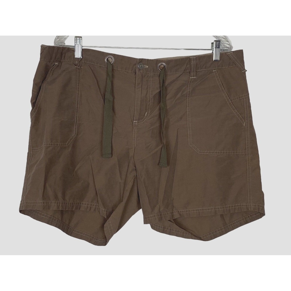 COLUMBIA Women Hiking Shorts Sz XL Brown Camping Casual Outdoors Walking 58-17